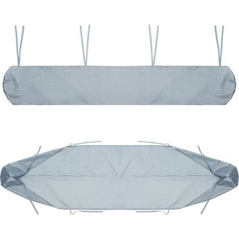 Housse de protection pour auvent d'extérieur, argent 4 m/11,12 pieds, housse de protection pour auvent de terrasse, housse de store enrouleur rétractable, tissu Oxford étanche à la poussière, housse d (1/5)