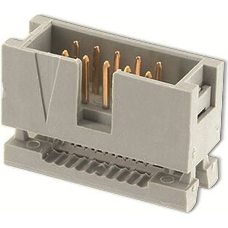 Connecteur en cuvette ECON CONNECT, DIN 41651, 10 broches, découpe à isolation, pas 2,54 mm (1/2)