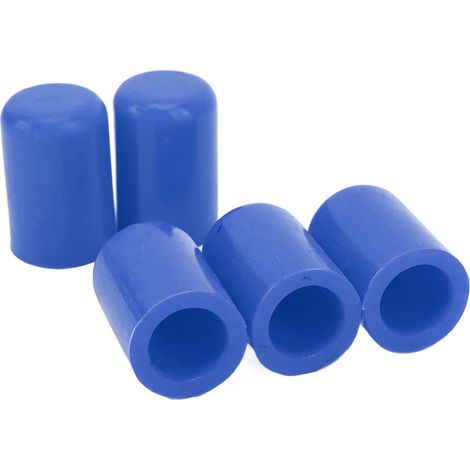 Lot de 10 bouchons silicone pour durite vide moteur 16mm adaptable universel bleu (1/5)
