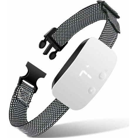 Collier Anti aboiement pour Chien, Collier Anti aboiement avec Choc, Vibration, Bip - 7 sensibilités réglables, étanche, Automatique (1/4)