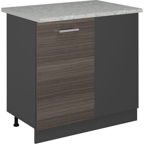 Armario de esquina R-Line, Gris noble, 86 cm ET Mármol, Vicco (1/5)