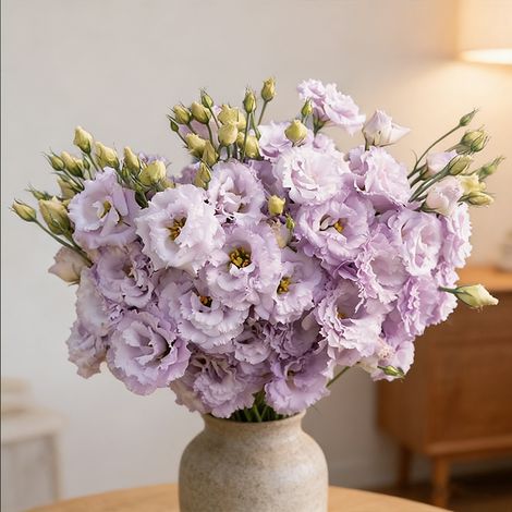 1000 Graines de Lisianthus Lavande – Fleur Romantique et Délicate, Parfait pour Massifs, Pots, Jardin Zen et Ambiance Naturelle (1/5)