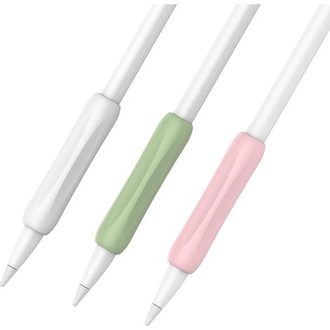 Manchon Silicone - Pour Apple Pencil 1ère Génération - Conception Ergonomique - Lot de 3 (1/5)