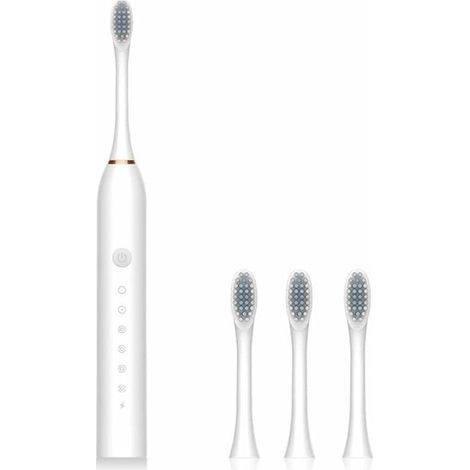 Brosse À Dents Électrique - 42000 Vpm - 6 Vitesses - Étanchéité IPX7 - Rechargeable USB - Pour Salle De Bain - 1 Pièce