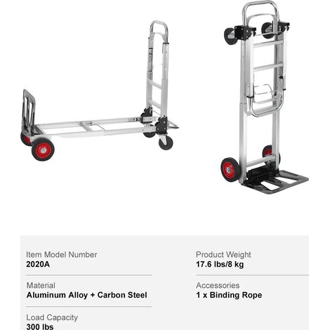Chariot Pliable, Alliage d'Aluminium, Design Pliable (1/2)