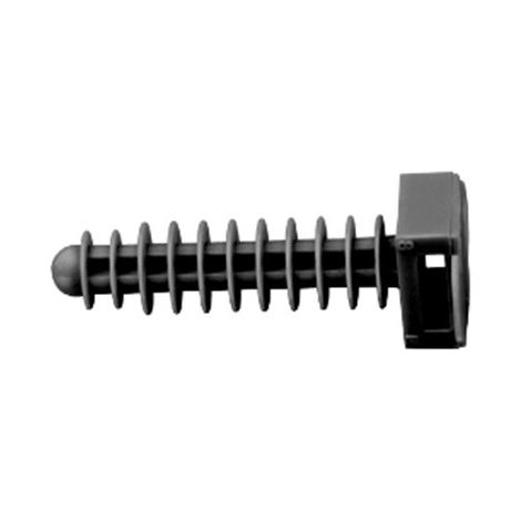Taco Negro Para Bridas 6 (Caja 100 Uds) (1/2)
