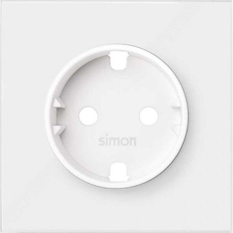 Simon 100  Tapa para la enchufe schuko blanco mate 10000041-230