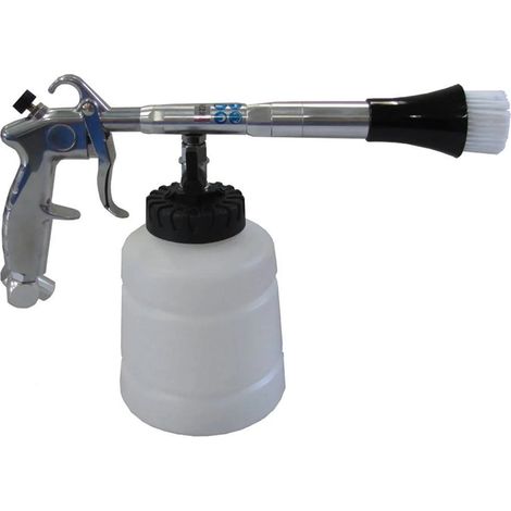 BRUSH BLACK BOOSTER Pistola pneumatica effetto rotativo pulizia Autolavaggio CAR-WASH