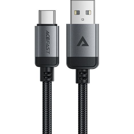 Cable USB-A - USB-C de 480 Mb/s y 3 A, 1,2 m, color negro (1/5)