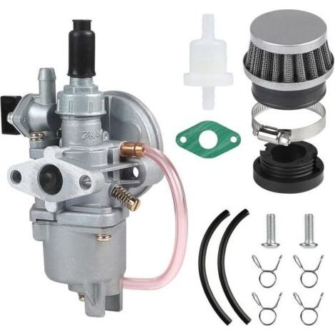 Carburador de 49 cc con filtro de aire para minimotos de 2 tiempos de 47 cc a 49 cc, motos de cross, mini quads pequeños y motocicletas infantiles. (1/5)