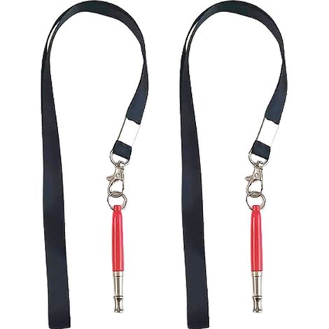 2 sifflets ultrasoniques pour chien, réglables, avec cordon, dressage au rappel et contrôle des aboiements (1/5)