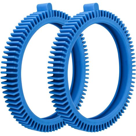Pneu Bleu 896584000-143 et Roues Pression 896584000-082 – Pièces pour Nettoyeur Piscine – Lot 2x Modèle 143 + 2x Modèle 082 (1/4)