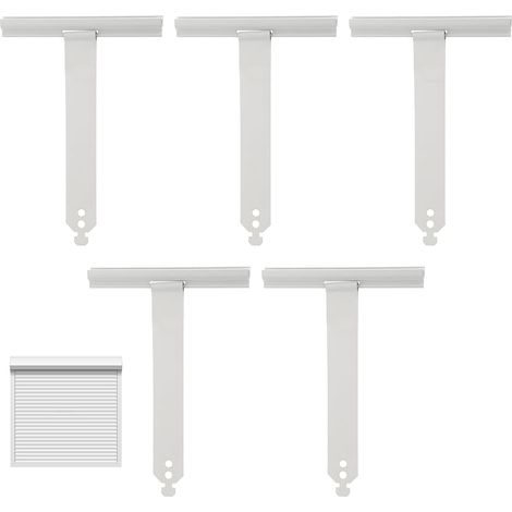 Ressorts de Suspension pour Volets Roulants, Système Fixation Rideau, Élément de Suspension Store, Ressort de Volet Roulant Avec Rainure en Queue D'aronde 100 150 mm (1/5)