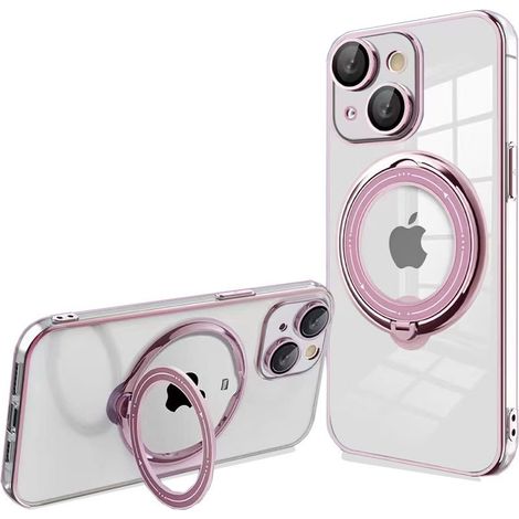 Carcasa COOL para iPhone 15 Plus Magnética Ring Rosa