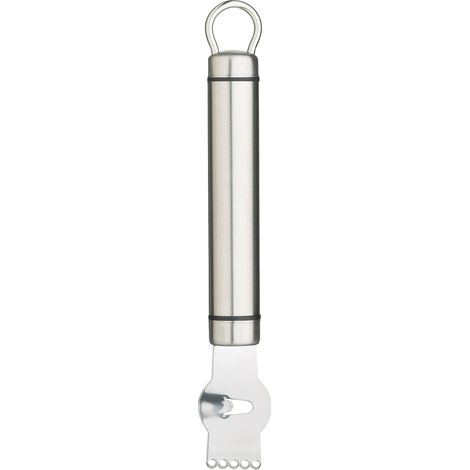 Pro-Tools & Soft Grip Tools Zester Rallador, con Cuchillo Canelle, Acero Inoxidable, 21 cm