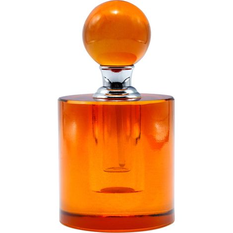 Signes Grimalt Botella Decoracion Botella Perfume Miniaturas Naranja 7x7x13cm 37275
