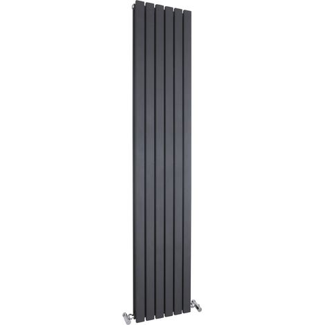Balterley Edingale Square Vertical Double Panel Radiator, 1800mm x 354mm - Anthracite