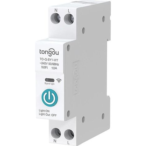 Tuya WiFi Smart Switch, drahtloser Leitungsschutzschalter, Fernsteuerung per Mobil-App
