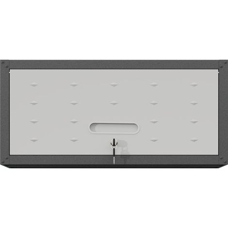 Armoire murale en acier avec serrure, meuble de rangement pour outils, 75 x 30 x 34,5 cm (1/5)