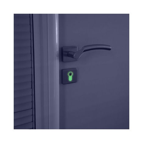 Ouvre&Déco – Protège cylindre luminescent porte d'entrée Night Shine (1/4)