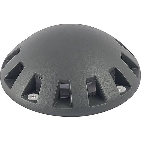 LED-utomhuslampa "Emiro" aus aluminium / grå / zink von Lindby