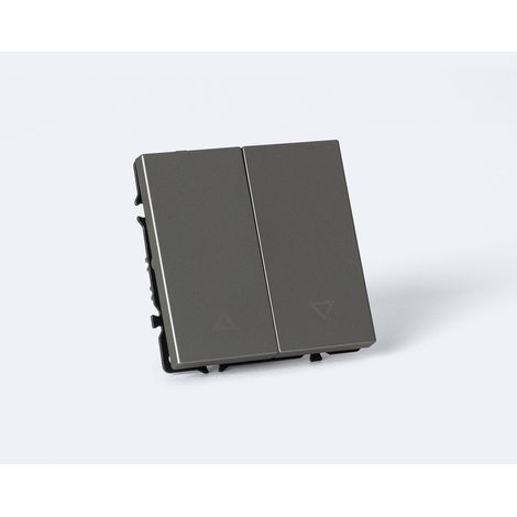 Interruptor Persiana Luxe 990 Gris Antracita
