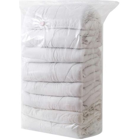 Sacs de rangement sous vide sans fil pour le voyage - Compression facile pour couvertures et vêtements  Idéal pour la maison, les dortoirs et les chambres. Dimensions : 80 x 100 x 30 cm. (1/4)