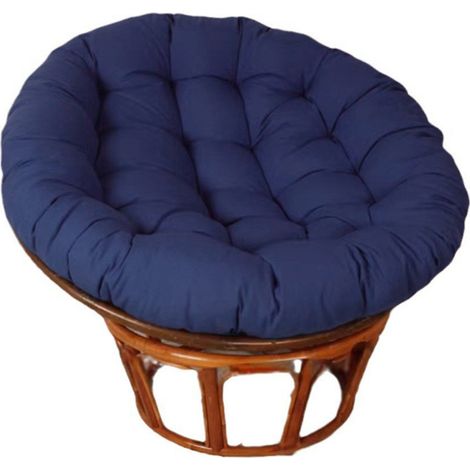 Coussin rond pour berceau simple, coussin pour panier suspendu, coussin nid d'oiseau, coussin pour chaise simple, bleu marine (1/5)