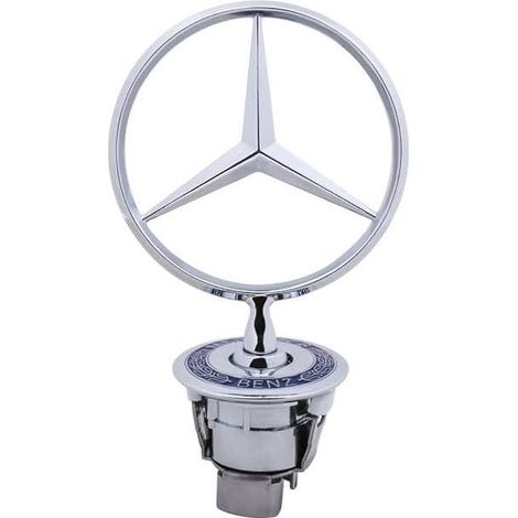 Convient pour Mercedes-Benz, marque à tête carrée, couvercle d'avion carré W124 W202 W203 W208 W210/44 mm (1/5)