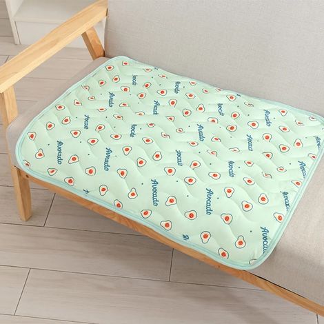 Tapis rafraîchissant pour animaux, effet soie glacée, été, 50×40 cm, tapis rafraîchissant pour chiens, couverture rafraîchissante respirante pour animaux de compagnie, rafraîchit chats et chiens (1/5)