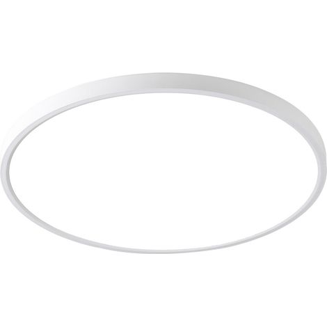 Plafonnier rond blanc moderne Ø60 cm, LED 50 W à couleur variable, CALIFORNIA Light Prestige