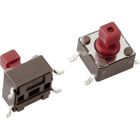 Mentor 1254.1107 1254.1107 Drucktaster 12 V/DC 0.05 A 1 x Aus/(Ein) tastend    1 St.