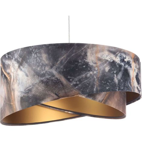 Suspension galaxy asymetric - Multicolore, or
