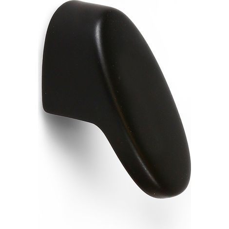 Bouton de meuble  Style contemporain  Fabriqué en Zamac  Finition noire mate  Mesures 311620mm  Système de fixation vissé  Comprend des vis M4  2 unités - talla