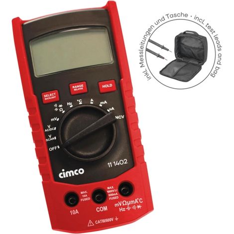 Herramienta de medida electrónica Cimco dmm 310 trms true rms con estuche