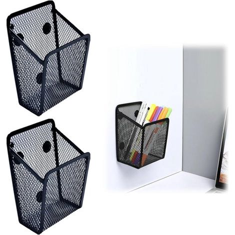 Cestino magnetico per riporre penne e piccoli oggetti, 2 pezzi (1/5)