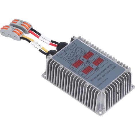 Contrôleur de charge solaire MPPT Buck 10-30 V, contrôle réglable pour batterie 200 W (1/5)