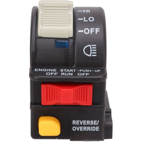 4110248 Interrupteur de guidon gauche (pour marche/arrêt/éclairage). Pièce de rechange étanche 4110248 pour Polaris 455 de 1999 à 2001.