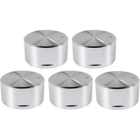 Boutons de cuisinière à gaz en métal V Pcs 8 mm, accessoires de remplacement pour commandes de cuisinière, four, brûleur et plaque de cuisson (1/5)