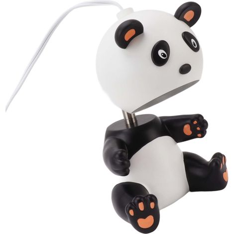 Niedliche, wärmende Panda-Roboter-Kerze mit Timer, Metallrahmen, G10-Glühbirne, 110–220 V, EU-Stecker (1/5)