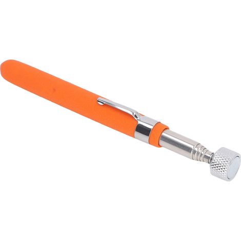 Teleskopierbarer Magnetheber mit Stiftclip, starkem Saugnapf und Gummigriff, einziehbarer Magnetheberstab (10 lb) (1/5)