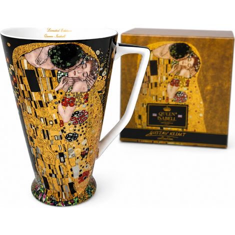 Tazza in porcellana XXL 500 ml Gustav Klimt La Regina dei Baci Regalo di Isabell (1/5)