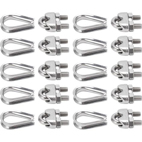 Câble en acier inoxydable 304, résistant à la rouille, pour cordes à linge et traction (1/5)