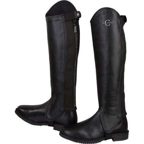 Stiefelschaft Eleganza II mit Strassapplikation, schwarz, M