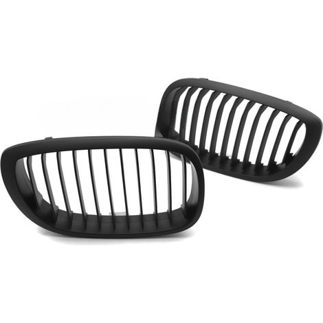 Grille de calandre avant BMW Serie 3 E46 LCI Berline de 2001 a 2005 Noir matt-42670913 (1/4)