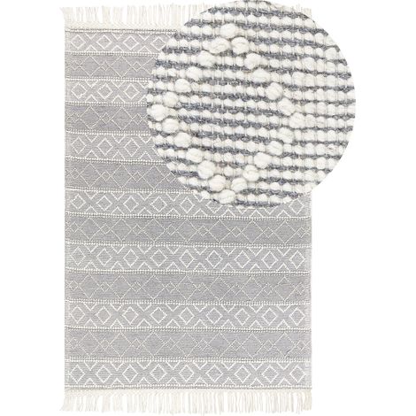 Rug TONYA Grey 160 x 230 cm Wool (1/5)