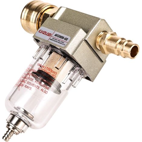 Regulateur de Pression d'Air, Filtre à Air Comprimé, Séparateur Deau à Air Comprimé 1/4, Filtre Compresseur Dair, Séparateur D Eau (1/5)