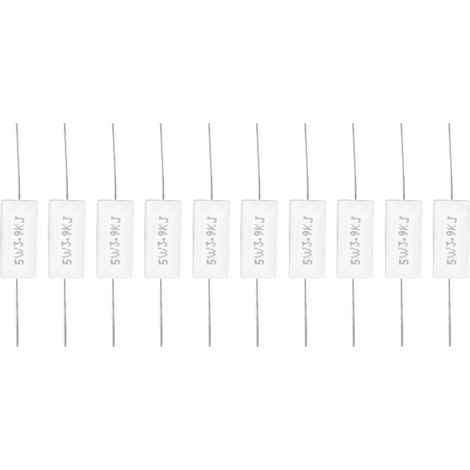 10 Résistances Ciment 5W 3.9KΩ ±5% pour Circuits Électroniques (1/5)