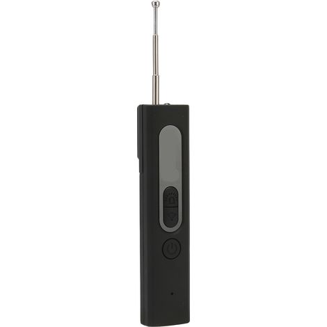Détecteur de signal sans fil à 5 niveaux de sensibilité, précis, en forme de stylo, mini-caméra espion pour dispositif de suivi GPS, noir (1/5)