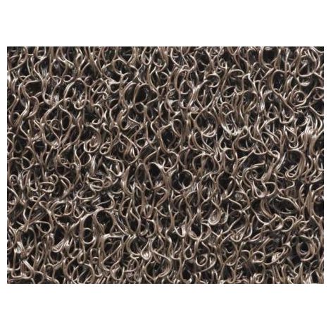 Alfombra de espaguetis clara - marrón - 40x60 cm